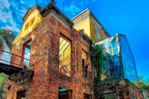 Vista do Parque das Ruínas em Santa Teresa